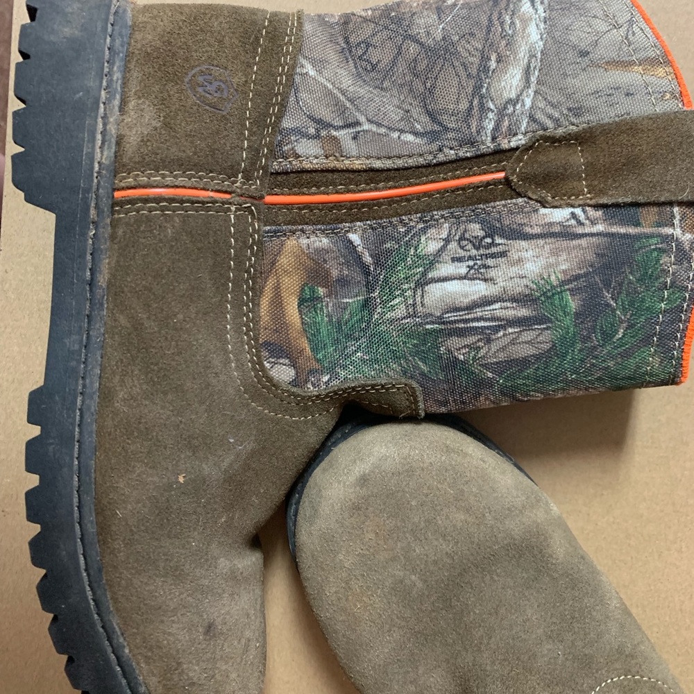 Boys Camouflage Boots